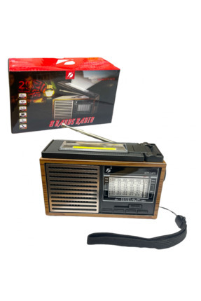 1470 Güneş Enerjili Işıldaklı Şarjlı Nostalji Radyo Image 0