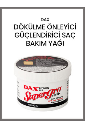 Supergro Erkek Saç Bakım Yağı 198 gr - Dökülme Önleyici & Kepek Karşıtı Image 0