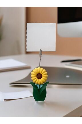 Ayçiçek Not - fotoğraf tutucu hediyelik ofis seti Image 0