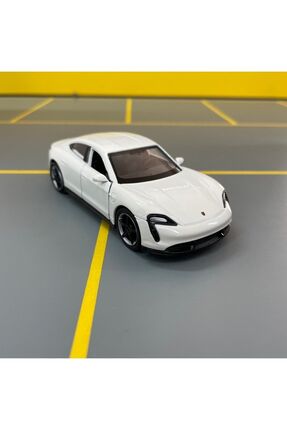 Porsche Taycan Turbo S 1/36 Ölçek Diecast Metal Model Araba Oyunca Araba Image 5