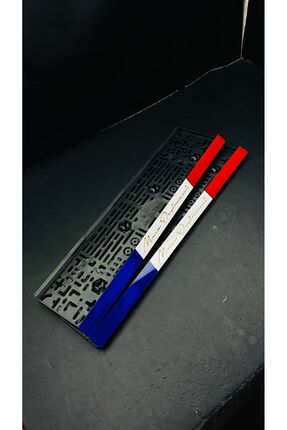 3D RENKLİ FRANSIZ MODEL TAKMATİK PLEKSİ PLAKA LIK Image 2