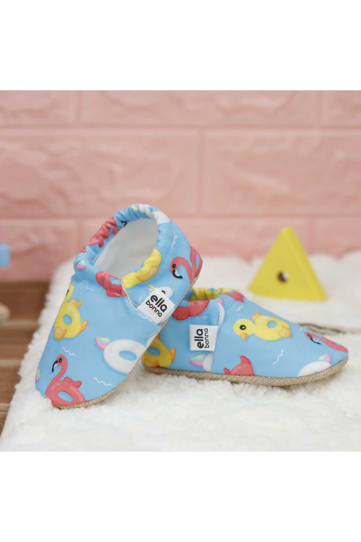 چکمه های بچه گانه با طرح اردک بدون لغزش، چکمه های مجلسی دمپایی کفش مهد کودک پاندوف