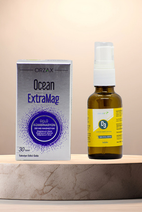 Extramag Üçlü Magnezyum formu 30 Tablet D3 Sprey 30ml Image 0