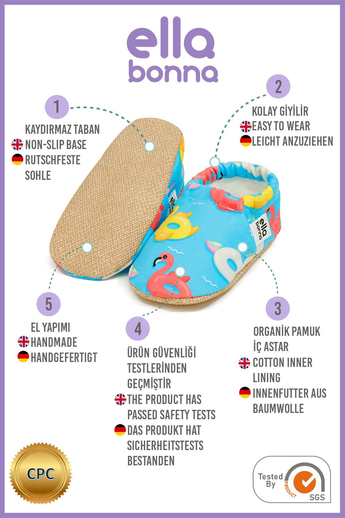 چکمه های بچه گانه با طرح اردک بدون لغزش، چکمه های مجلسی دمپایی کفش مهد کودک پاندوف