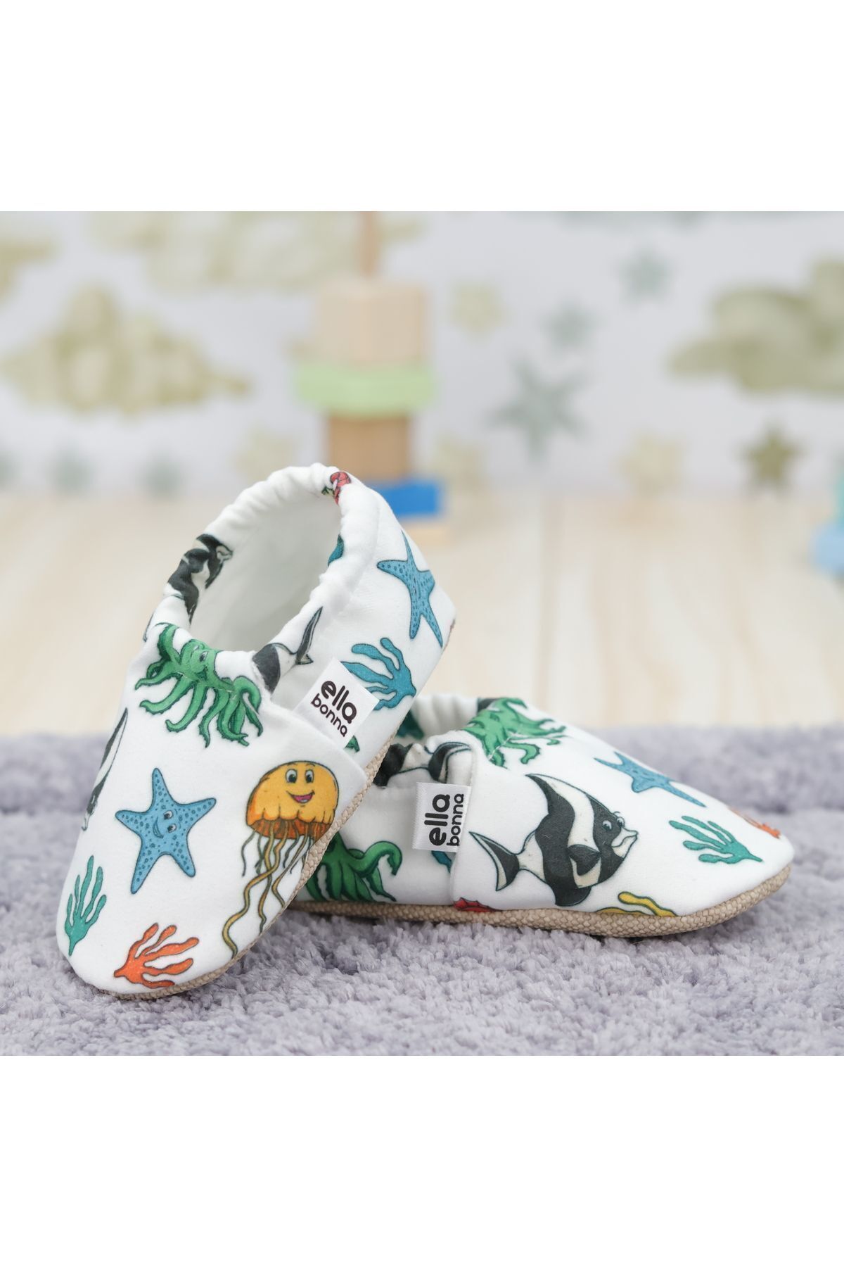 چکمه های بچه گانه حیوانات دریایی بدون لغزش، چکمه های مجلسی دمپایی کفش مهد کودک پاندوف