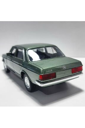 1.36 ÖLÇEK WELLY MARKA LİSANSLI MERCEDES BENZ W123 KASA YEŞİL RENK 12CM MODEL METAL ARABA Image 4