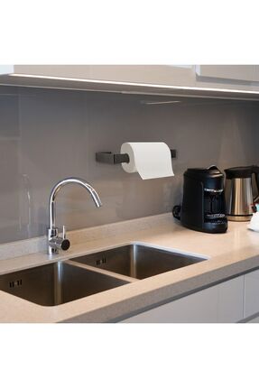 Melody Houseware Kağıt Havluluk, Peçetelik Yapışkanlı-vidalı Metal Peçetelik Image 0
