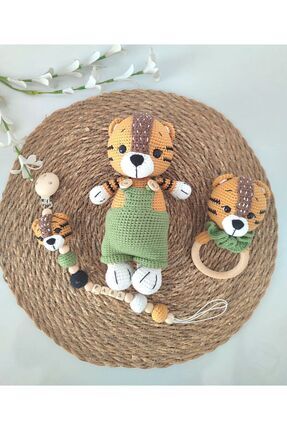Amigurumi kaplan Pierce 3lü  set Image 0
