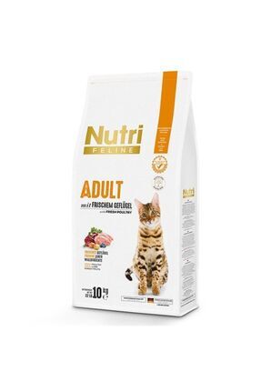 Adult Poultry Kümes Hayvanlı Yetişkin Kedi Maması 10 kg Image 0