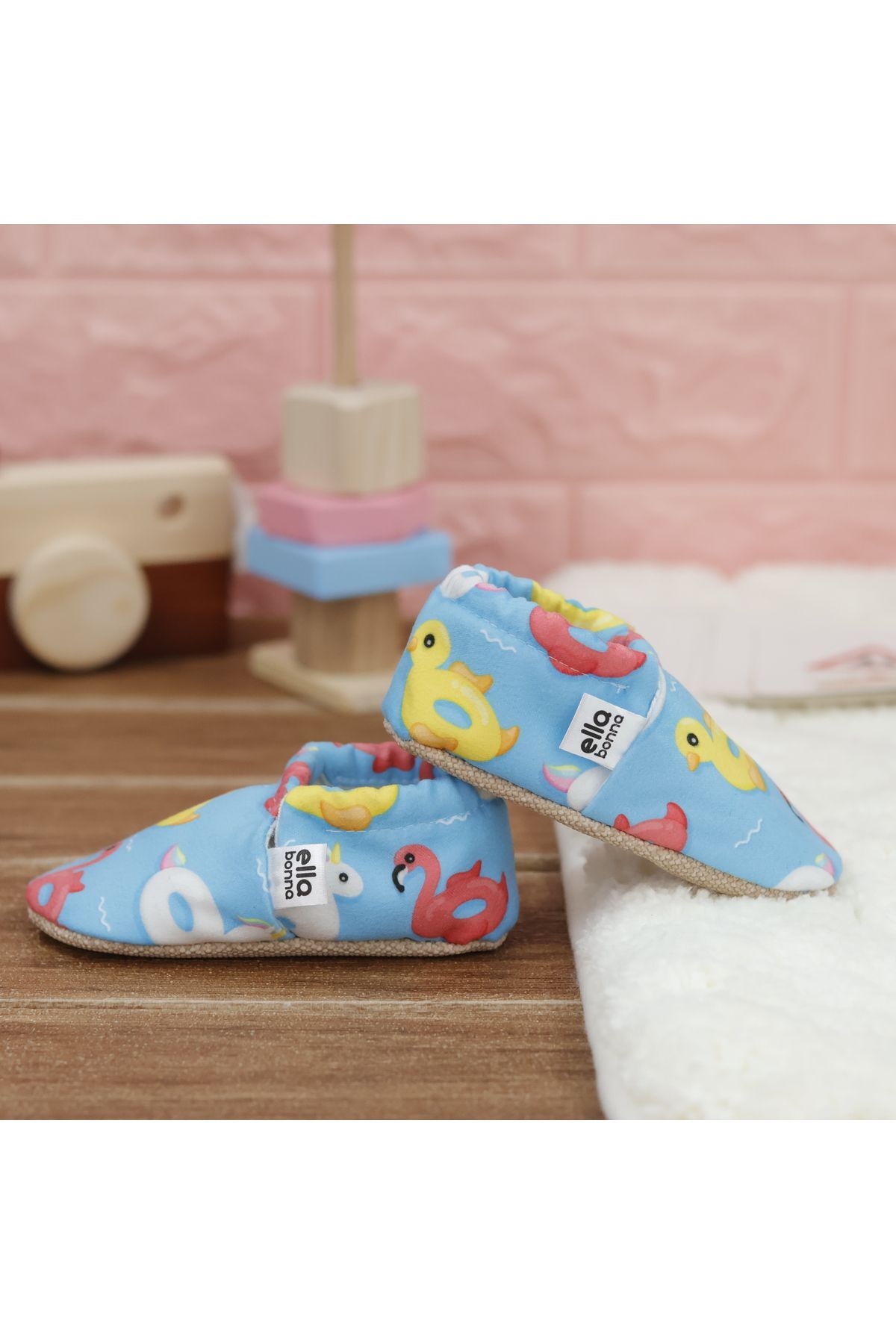 چکمه های بچه گانه با طرح اردک بدون لغزش، چکمه های مجلسی دمپایی کفش مهد کودک پاندوف