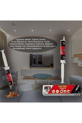 Rexgel 20 Gr Hamam Böceği Haşere Ve Karınca Için Uzun Süre Etkili Şırınga Jel Yem Böcek Kalıcı Etki Image 0