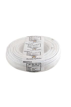 3x1,5 Mm H05vv-f (TTR) Kablo Beyaz 50 Metre Image 0