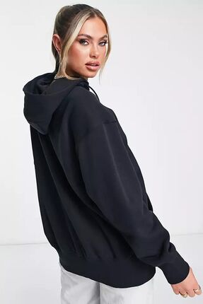 Sportswear Phoenix Fleece Oversize Kesim Kadın Siyah Sweatshrit Image 2