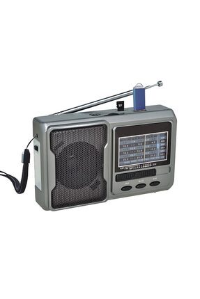 Tepe FP-1781BT Mini Cep Radyosu Bluetooth Hoparlör FM Radyo LED Işıklı Şarjlı USB Micro SD MP3 Image 0