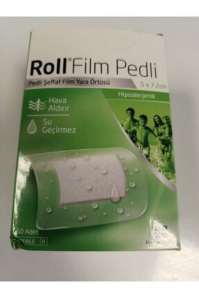Film pedli şeffaf yara örtüsü 5x7.2 cm ( 50 adet) Image 0