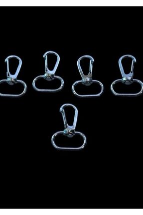 2 cm Telli Kanca 100 Adet gümüş Renk aparak makrome malzeme tuhafiye malzemesi metal papağan Image 1