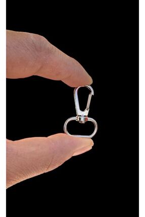 2 cm Telli Kanca 100 Adet gümüş Renk aparak makrome malzeme tuhafiye malzemesi metal papağan Image 0