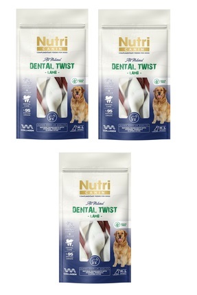 Dental Twist Kuzu Etli M-L Irk İçin Köpek Kemik Ödülü 120 Gr. X 3 Adet Image 0