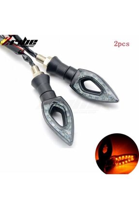 Motosiklet Ledli Üçgen Sinyal [sarı Işık] 2 Adet Image 1