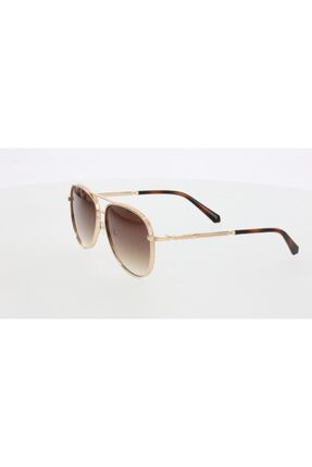 Gu5206 59-14-145 Kahverengi? Camlı Kadın Güneş Gözlüğü | 2022 Sezon Rose Çerceveli Image 0