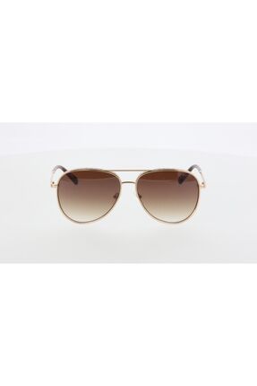Gu5206 59-14-145 Kahverengi? Camlı Kadın Güneş Gözlüğü | 2022 Sezon Rose Çerceveli Image 2