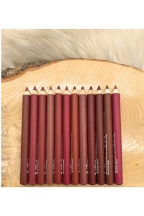 Dudak Kalemi Matte Color Lipstick Jumbo Kalın Kalem Ruj Waterproof 12 li Set Image 0