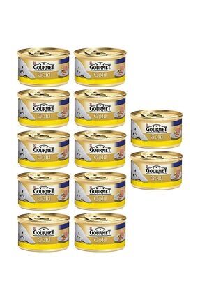 Gourmet Gold Kıyılmış Tavuklu Yaş Kedi Maması 85gr 12 Al 10 Öde Image 0