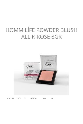 HOMM LİFE POWDER BLUSH ALLIK ROSE 8GR Image 0