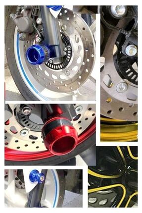 Universal Ön Teker Koruma Takozu ( MAVİ RENK ) 1 ADET Image 2