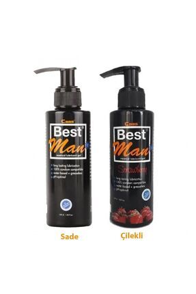 150 ml+150 ml Büyük Boy Sade ve Çilekli  Jel 2'li Set Image 0