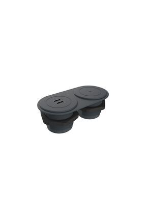 Circular-line Modüler Priz Kutusu Usb/type-c- Antrasit Image 0