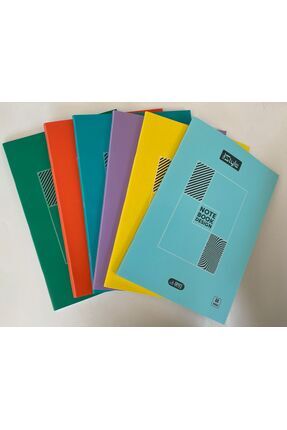 6 ADET KARELİ DEFTER-80 YAPRAK Image 0