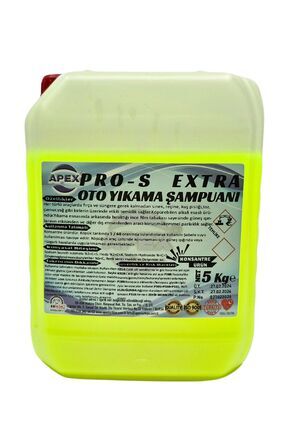 Cilalı Oto Şampuanı, 5 Kg Fırçasız Oto Yıkama Şampuanı 1/60 Konsantre - Oto Yıkama Süngeri Hediye Image 0