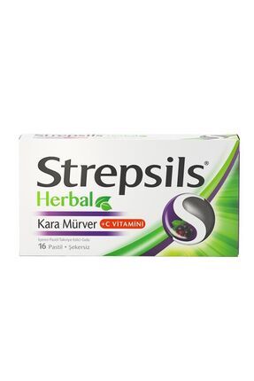 Herbal Kara Mürver Aromalı 16 Pastil Image 0
