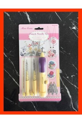 Bol Kumaş Bol Şablonlu 36 Parça Punch Nakış Iğnesi Seti Kiti Hobi Punch Nakışlı Kırlent Seti Image 3