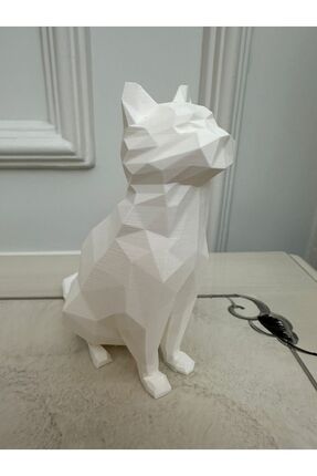 Kedi Figürlü Şık Biblo (Midi Boy) Image 0