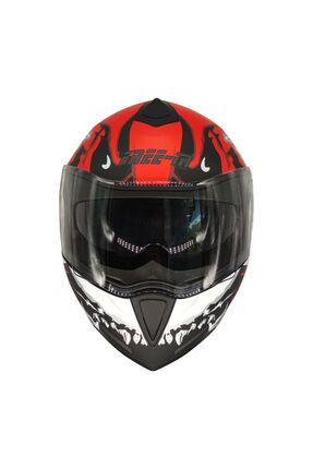 Fr-961 Çeneden Açılır Kask Güneş Vizörlü (mat Kırmızı) Image 3