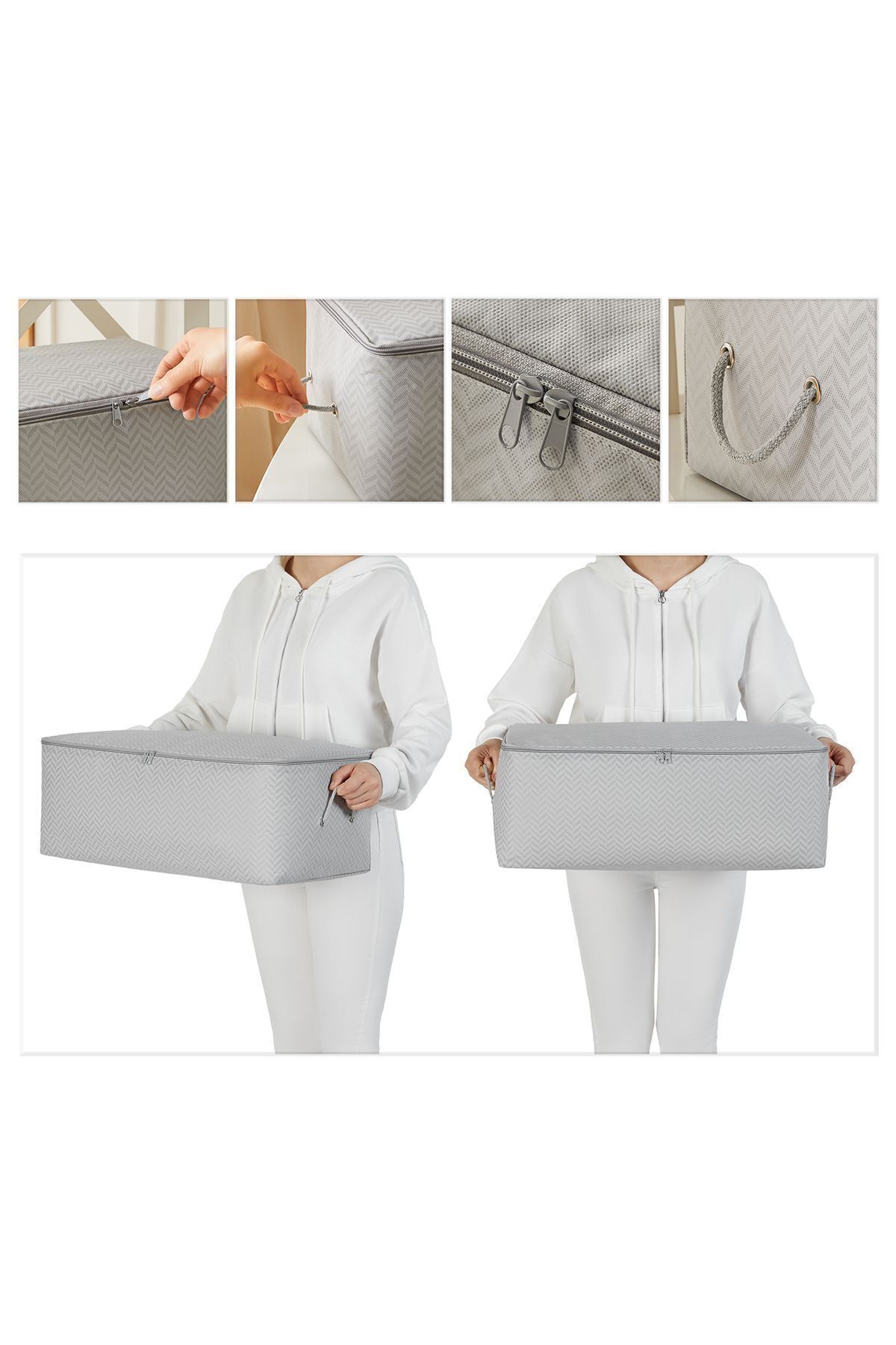 سایز متوسط ​​پایه شاه ماهی خاکستری زیر پلیور پیکه پتو 52x28x21