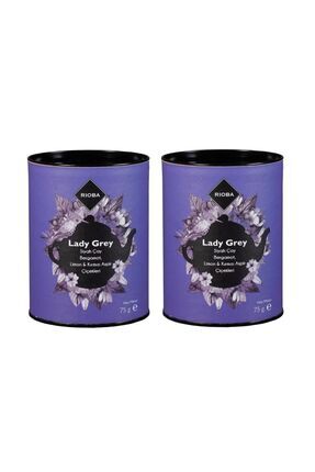 Lady Grey Siyah Çay, Bergamot, Limon & Kırmızı Aspir Çiçekleri 75 G X 2, Lady Grey Çay 2 Adet Image 0