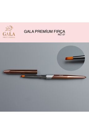 Nail Art Ve Düzeltme Fırçası No:07 Kalıcı Oje Protez Tırnak Fırçası Image 0
