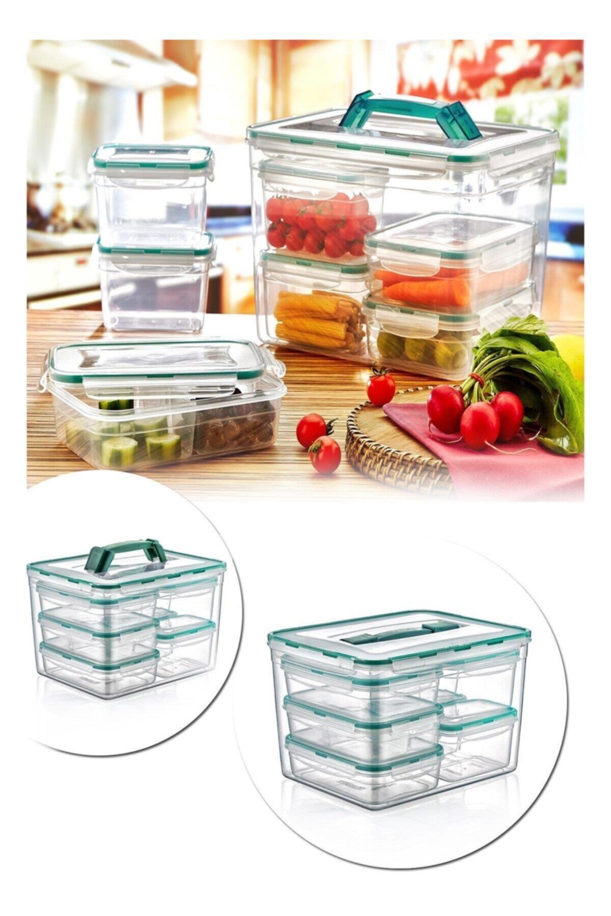 Helen's Home 8'li Fresh Box Saklama Kabı Seti