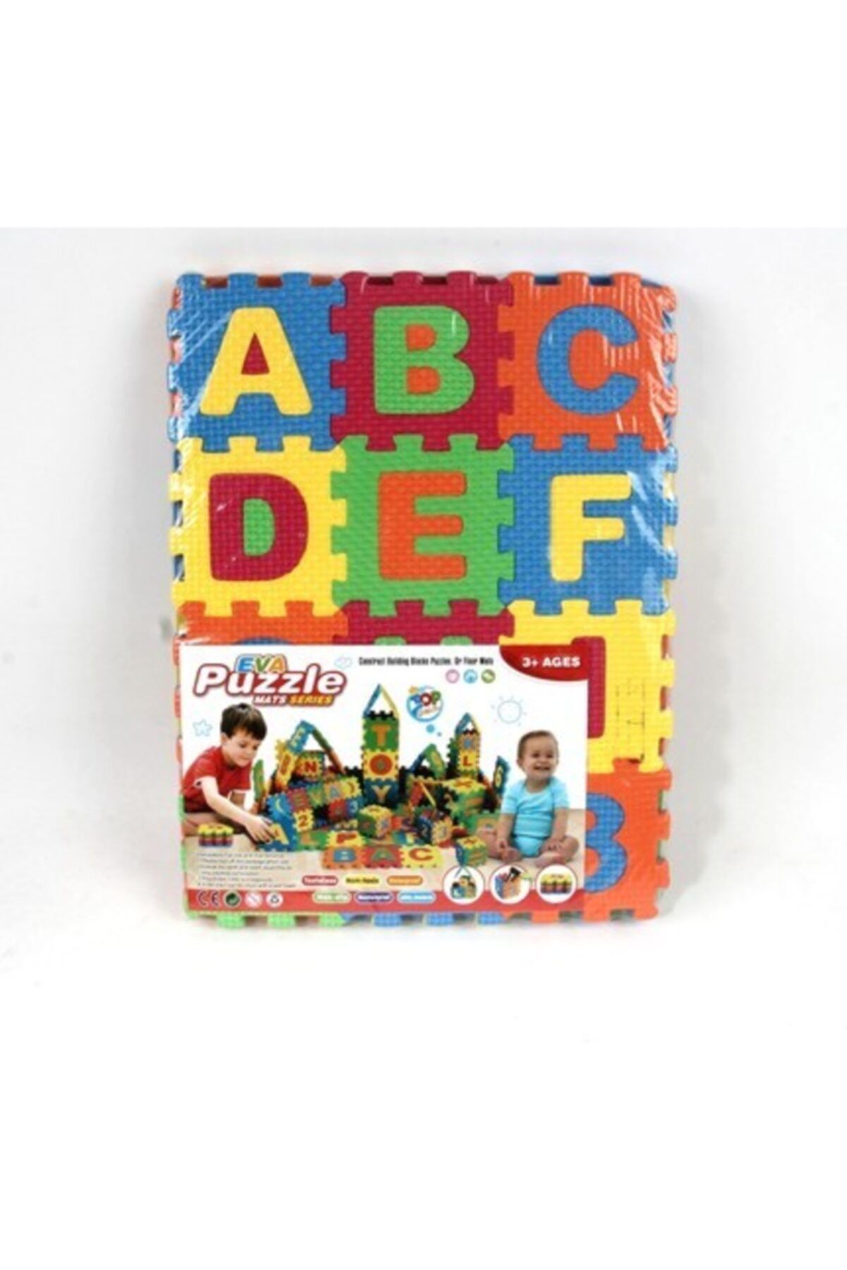 Webinay Home Matrax Oyuncak Eva Puzzle 12 X 12 Cm X 7 Mm Harfler Ve Sayılar