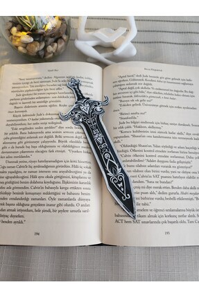 Büyülü Kılıç Kabartmalı Kitap Ayracı 3D 3 Boyutlu ALTINDAL Home Image 0