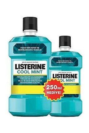 Listerine Cool Mint Ağız Bakım Suyu 500 + 250 Image 0