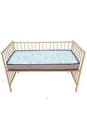 Ortopedik Sünger Bebek Ve Çocuk Yatak, Beşik Yatağı, Park Yatak Özel Ölçü Bambu 60x110 10 Cm Image 0