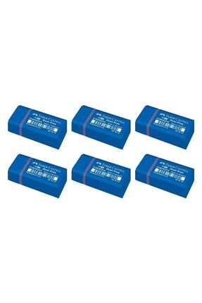 Faber Sınav Silgisi Mini Boy (5130187214) 6 Lı Paket Image 0