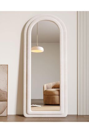 70*180 Kumaş Çerçeveli Dekoratif Boy Aynası Image 0