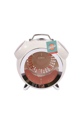 Sixties Clock Taşıma Çantası Krem Image 0