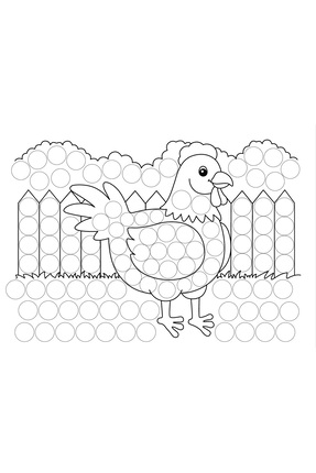 LİNO DOT MARKERS BOYAMA KİTABI ÇİFTLİK Image 1