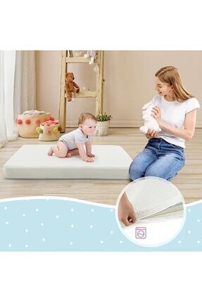 Ortopedik Cotton Bebek Yatağı Park Beşik Yatağı Çocuk Yatakları Oyun Parkı Yatağı Image 0